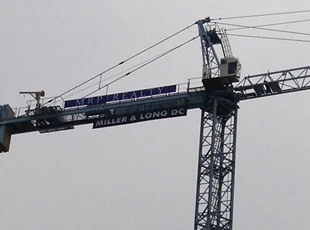 Crane Banners for MRP Realty and Miller & Long DC