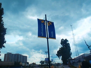 Washington Episcopal School Pole Banners in Bethesda MD 