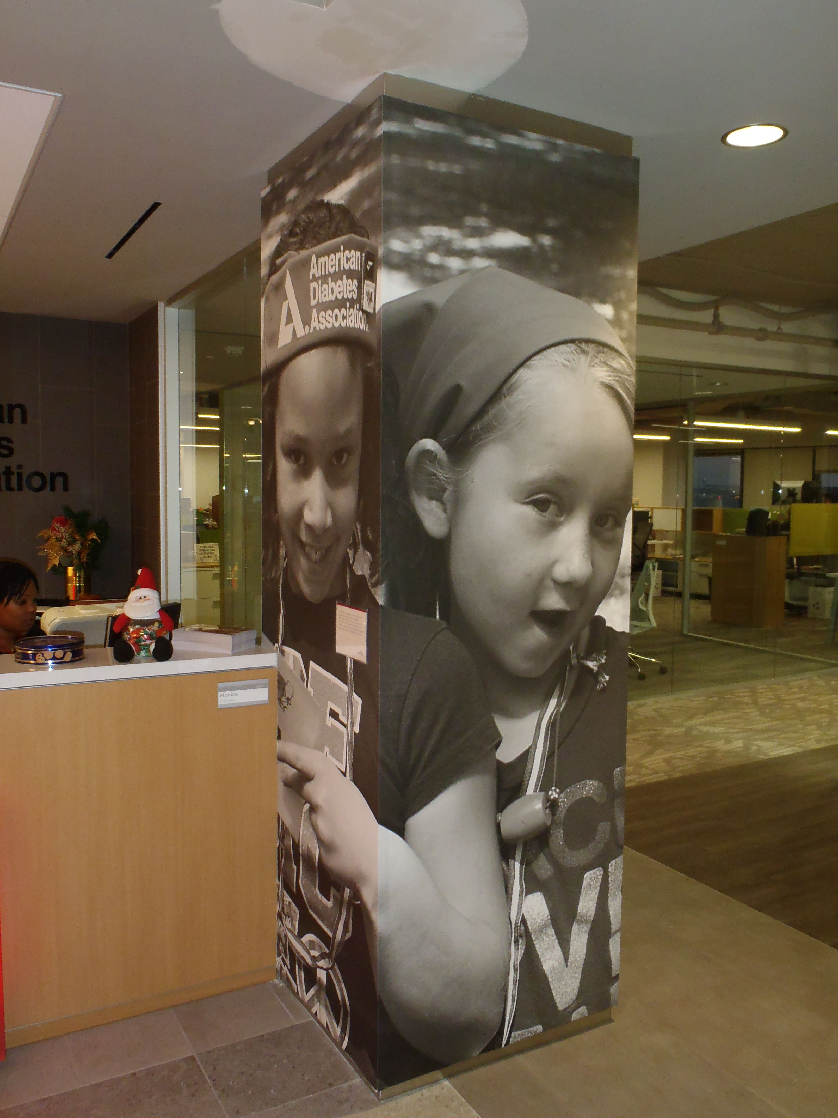 Column Wrap Environmental Graphics