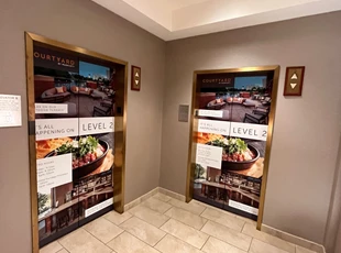 Wall Coverings | Vinyl | Elevator Decals | Graphics