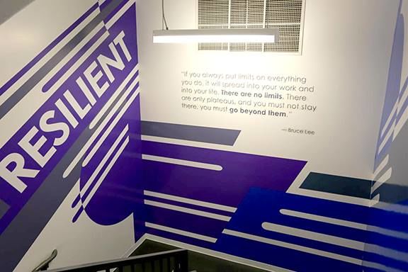 Hallway Environmental Wall graphics