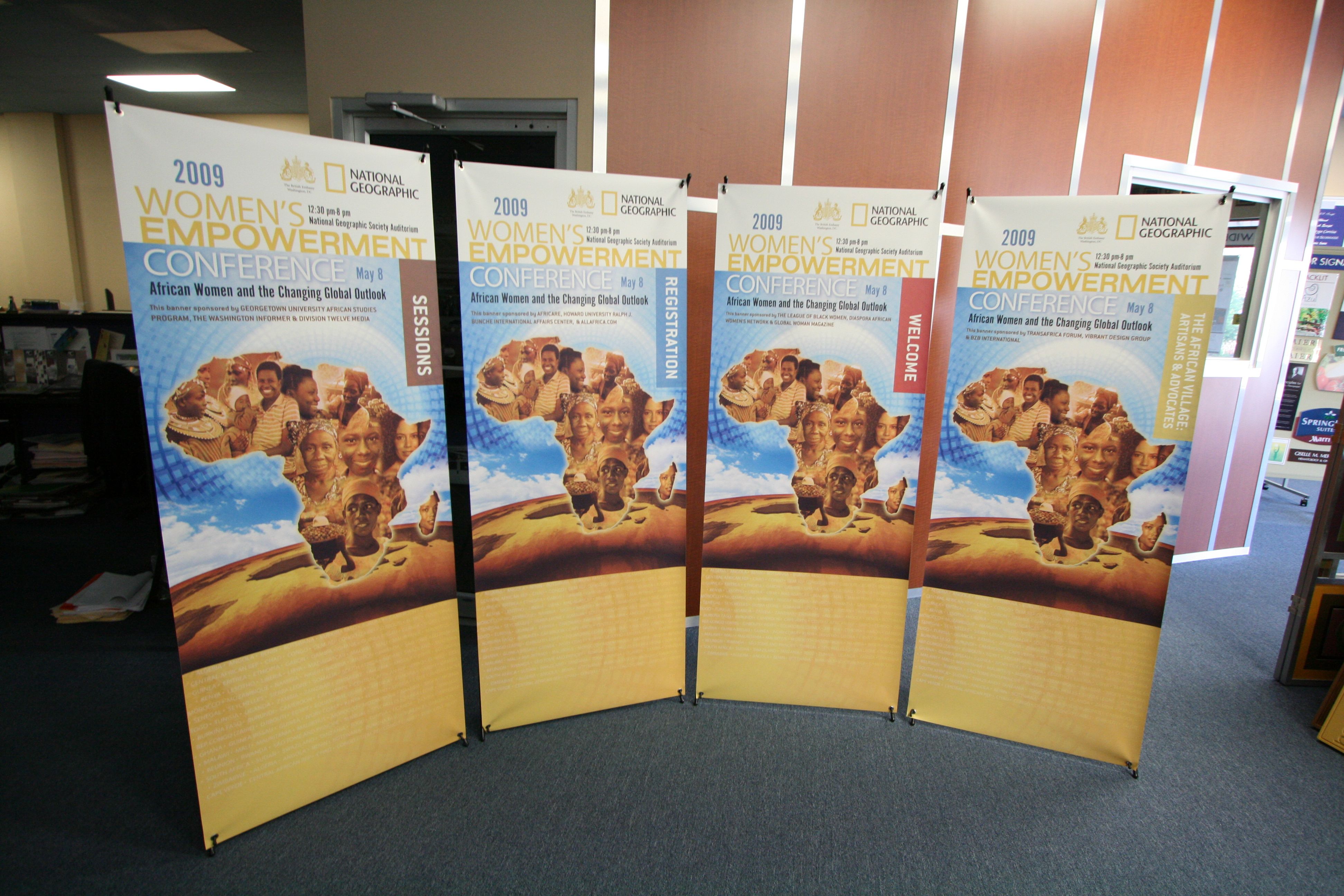 British Embassy Banner Stands