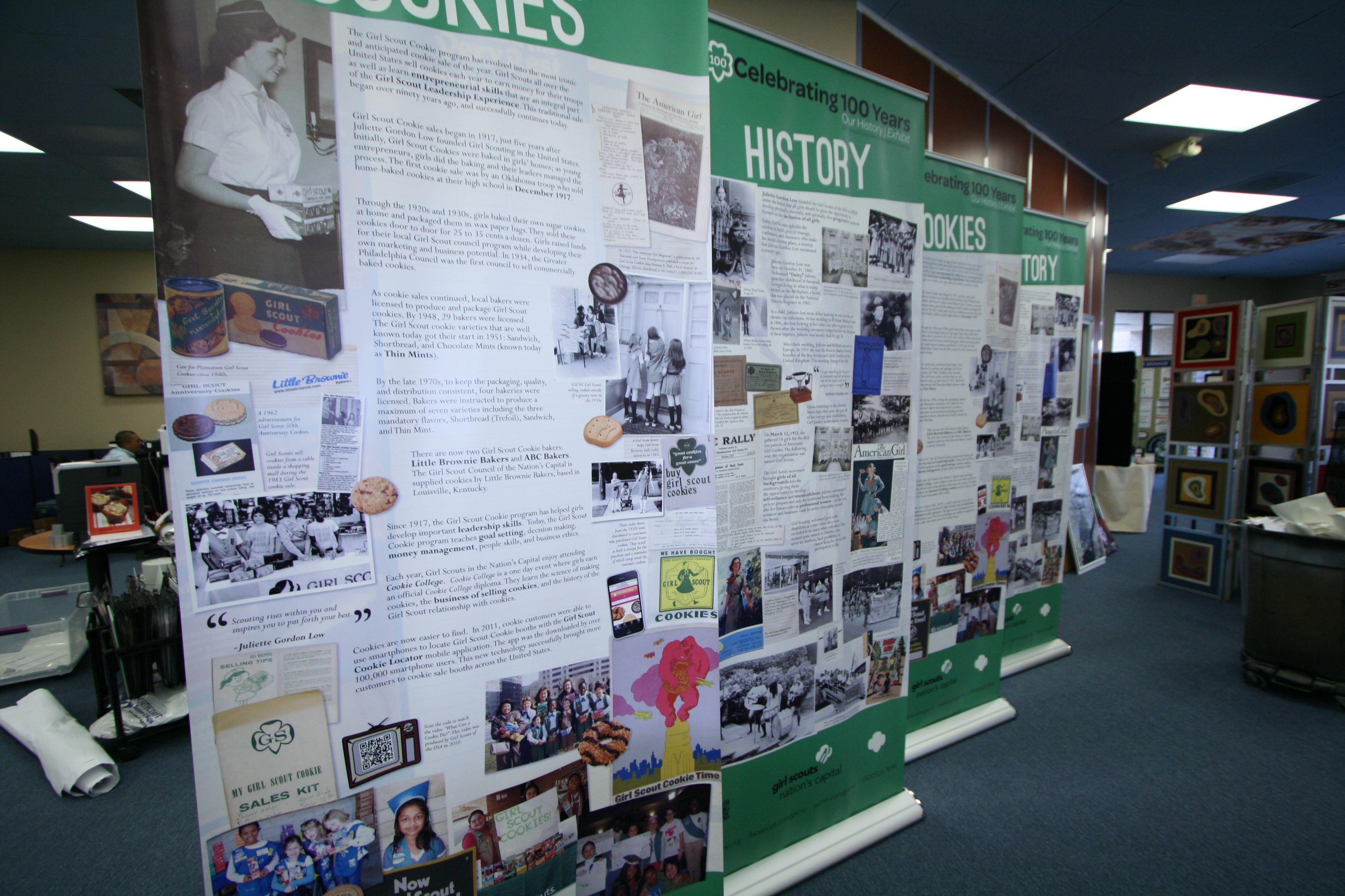 Girls Scouts Banner Stands 