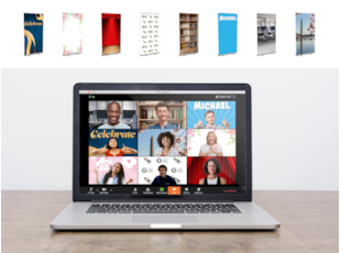 Custom Printed Zoom Backdrops