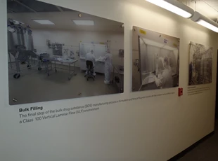 Informative Display Wall for GSK in Gaithersburg, MD 