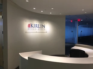 Acrylic with Stand-Offs | Reception & Office Signage | Construction | Rockville, Maryland