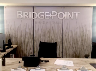 Acrylic panels with Dimensional Lettering for Bridgepoint