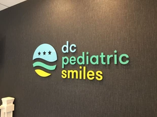 Painted Acrylic Dimensional Lettering for DC Pediatric Smiles