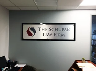 Multi-Layer Dimensional Logo for The Schupak Law Firm