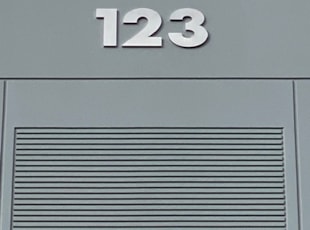 3D Building Numbers