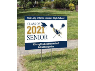 Graduation Yard Sign
