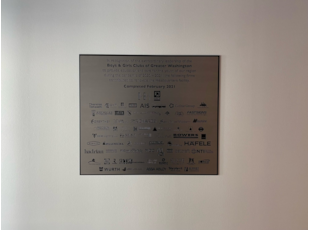 custom engraved stainless steel plaque