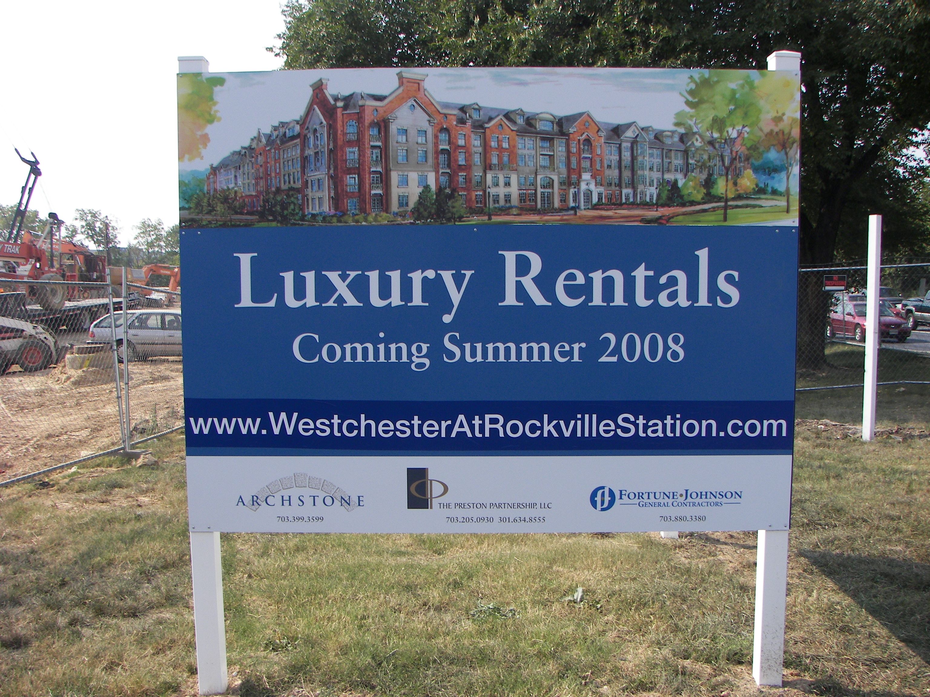Real Estate Development Signage