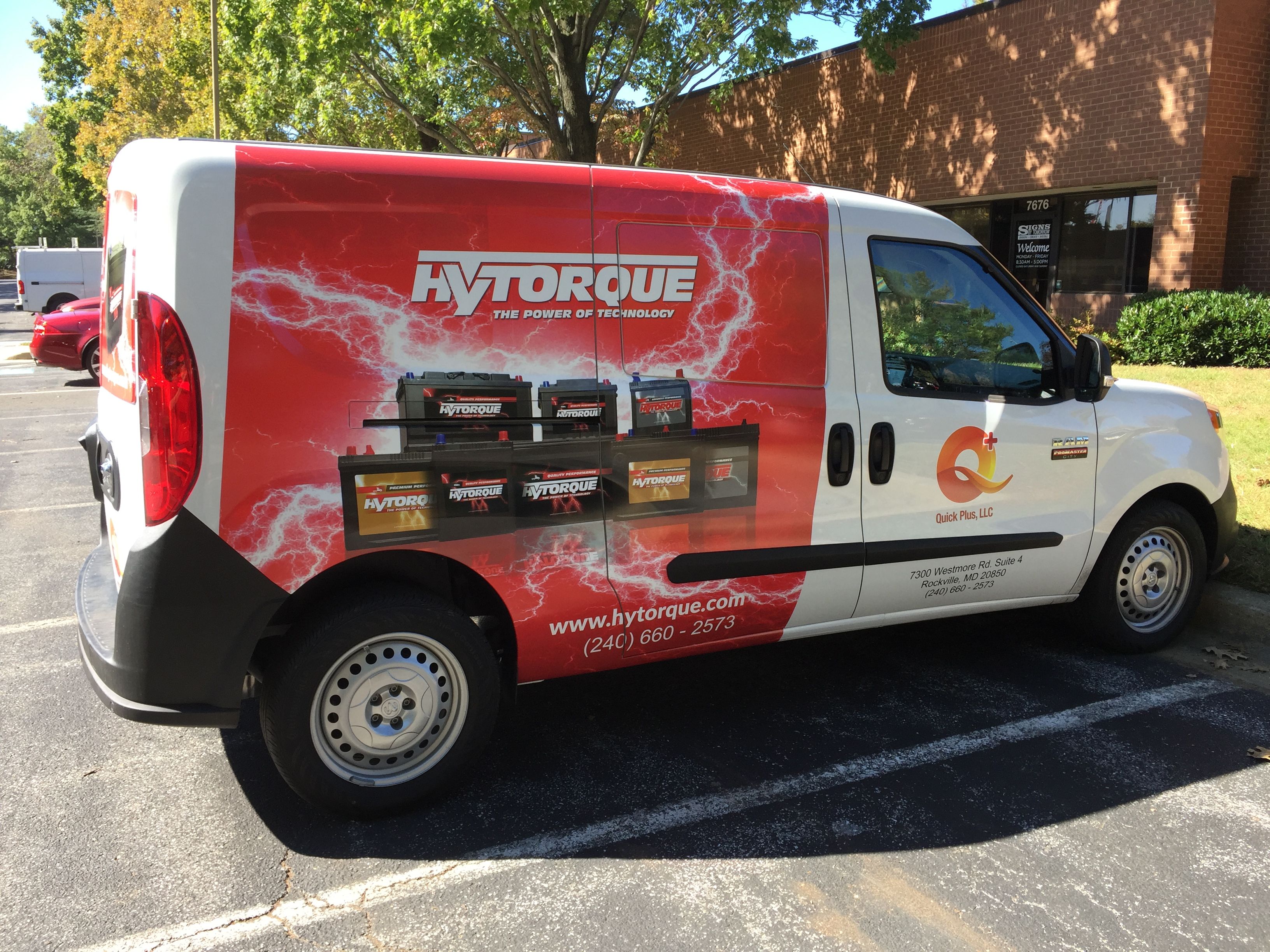 Partial Vehicle Wrap for Quick Plus