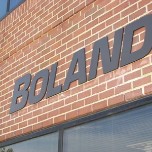 Outdoor Flat Cut Dimensional lettering for Boland