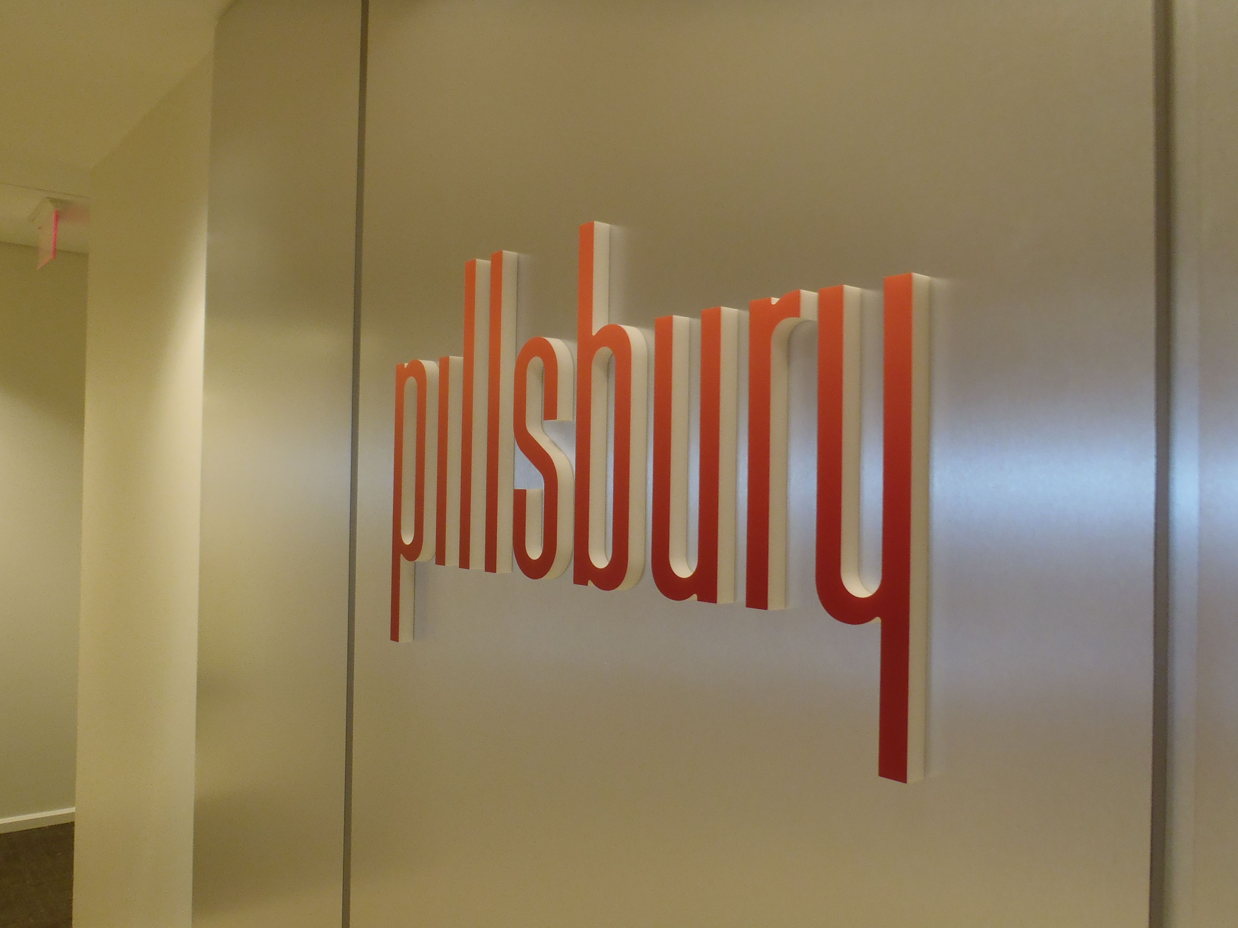 White Acrylic Dimensional Lettering with Digitally Printed Orange Face