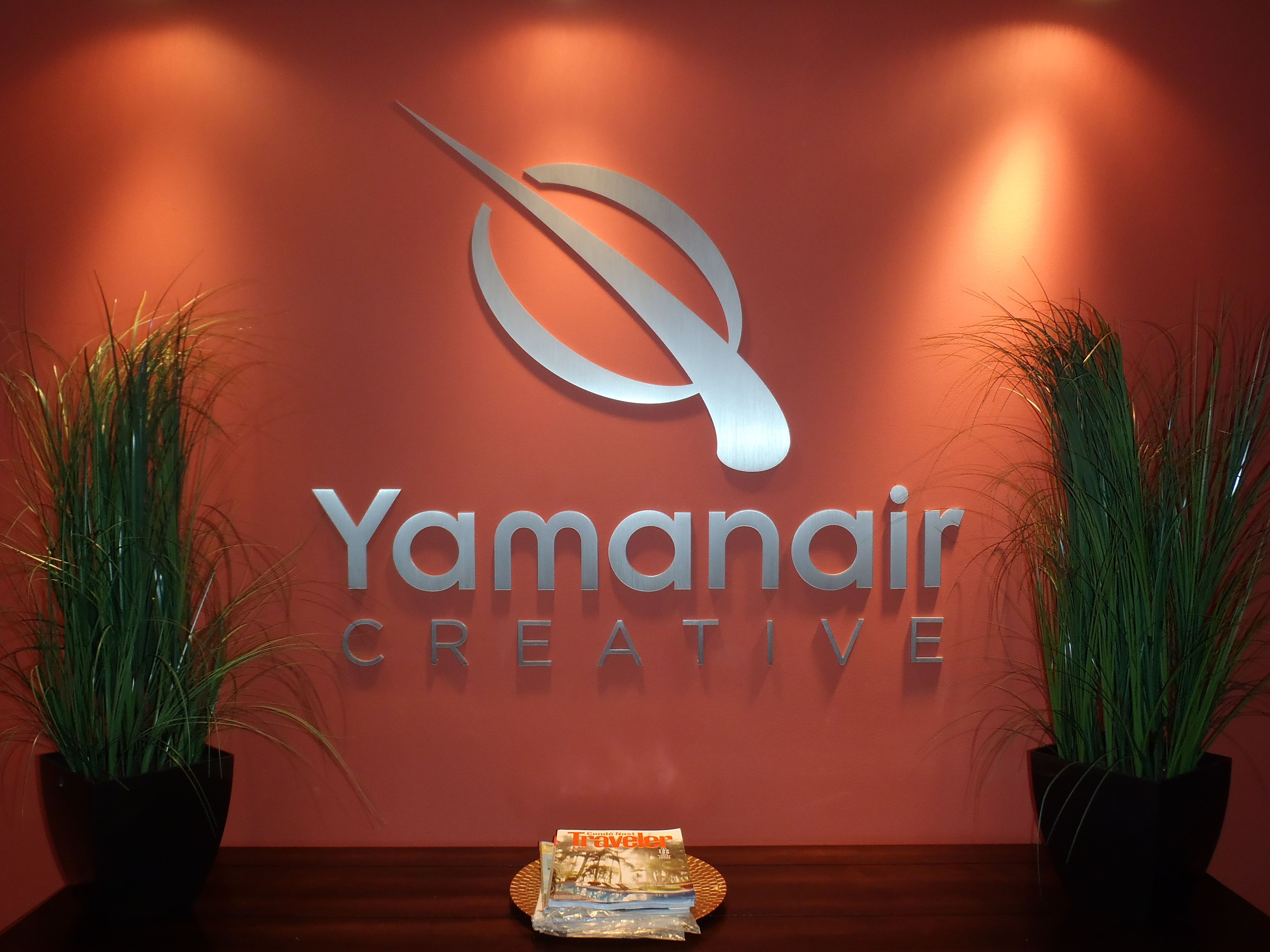 Flat Cut Metal Dimensional Logo