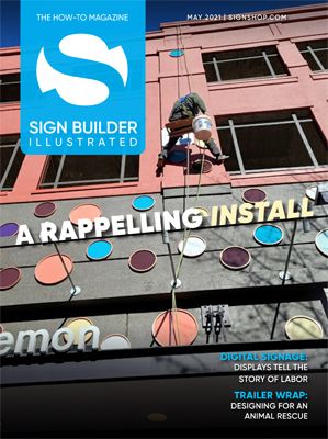 Sign Builder 2021 Cover features Project of The Year