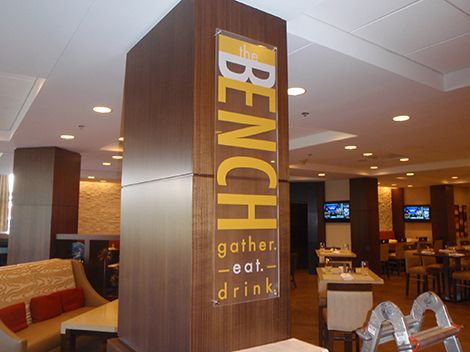 Marriott - The Bench Acrylic Sign