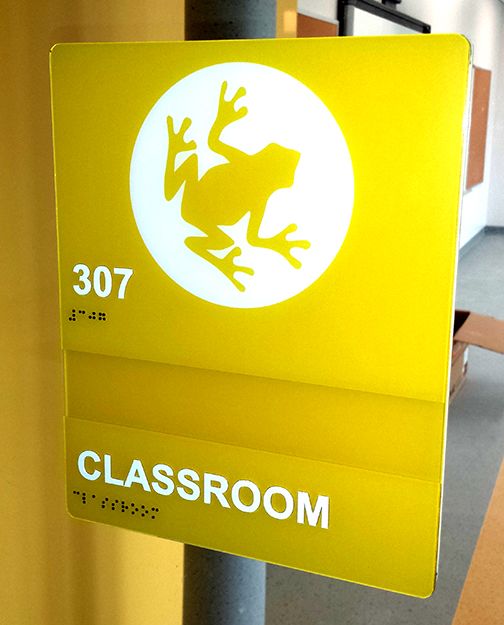 Broughton Construction ADA Signage