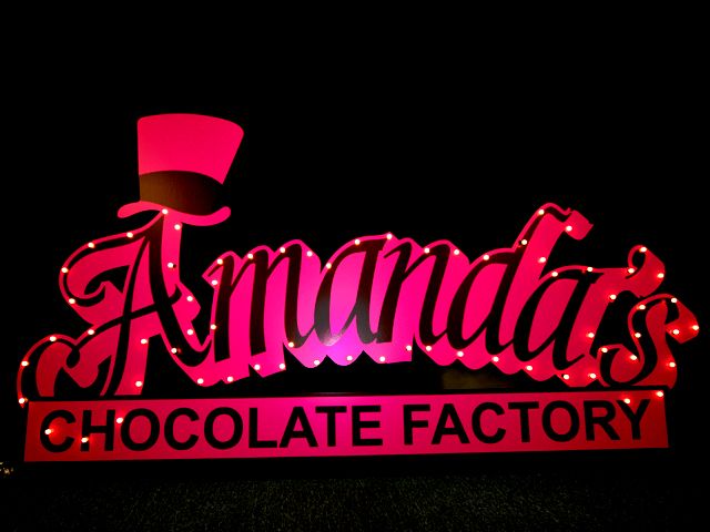 Custom Shape Lit Event Sign - Event by Syzygy Events International