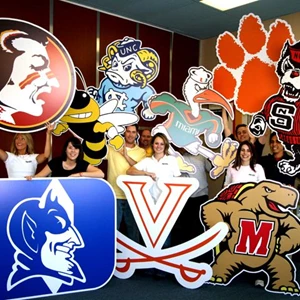 March Madness Mascot Cut Outs