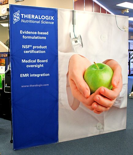 Theralogix Fabric Hop Up Display