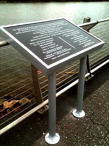 Friends of Georgetown - Waterfront Park - Donor Sign
