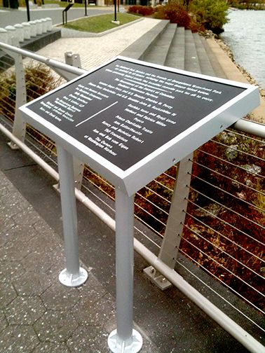 Friends of Georgetown - Waterfront Park - Donor Sign
