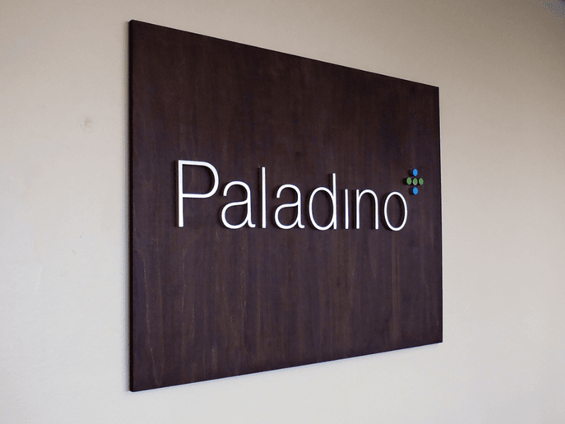 Paladino Lobby Sign
