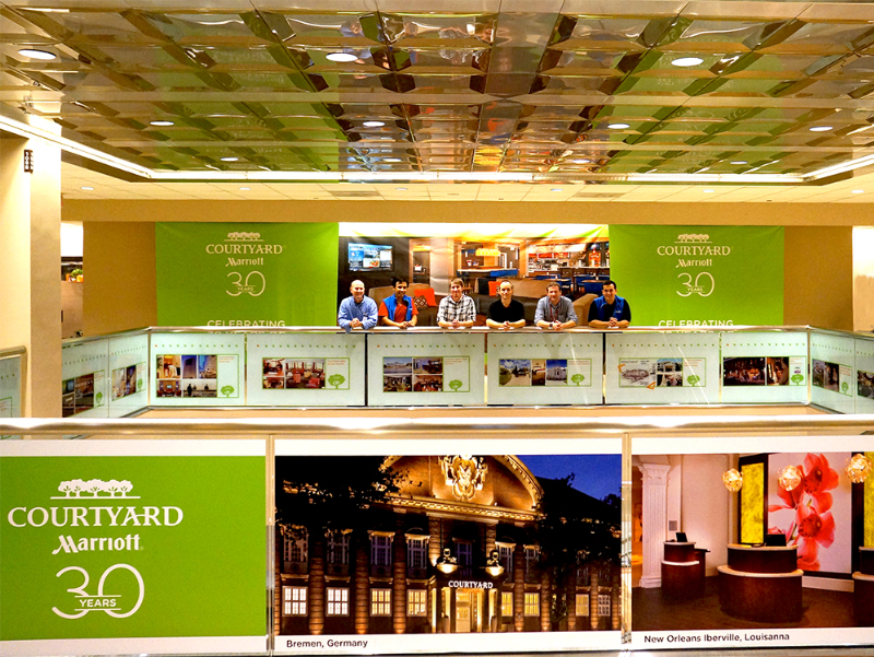 Marriott Courtyard - Then & Now