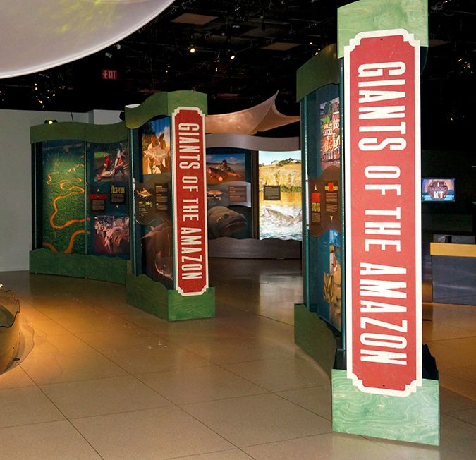 National Geographic MonsterFish Exhibit Signs