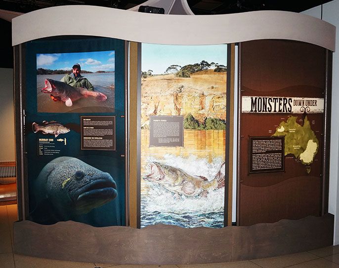 National Geographic MonsterFish Exhibit Signs