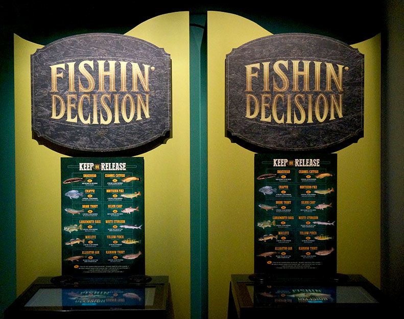 National Geographic MonsterFish Exhibit Signs