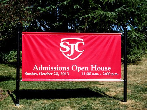 St. Johns College High School Banner Frame System