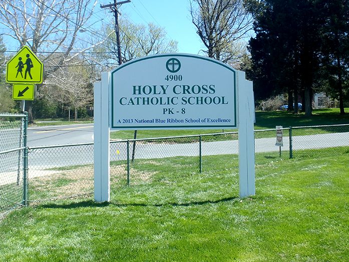 Holy Cross Catholic School Post & Panel