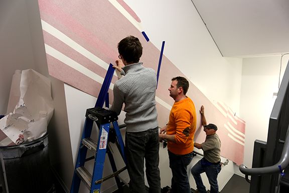 Stairwell Signage - Hitt Contracting