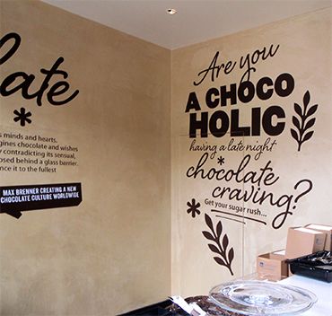 Custom Printed & Cut Wall Lettering