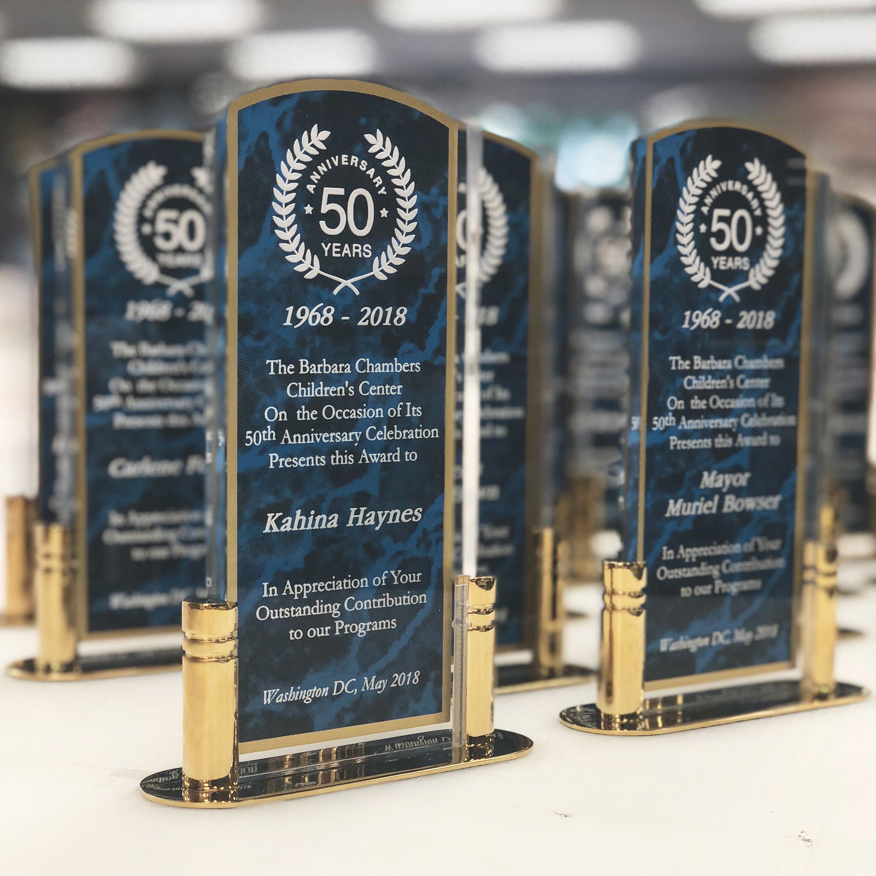 customized acrylic awards