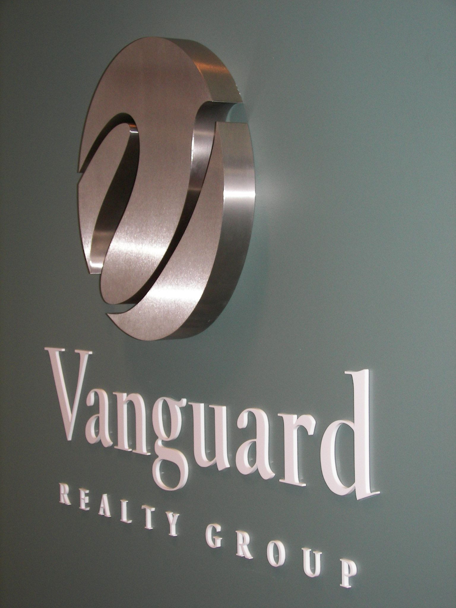 3d multi depth logo lobby sign