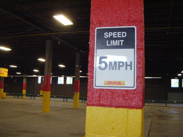 speed limit sign custom print parking garage sign