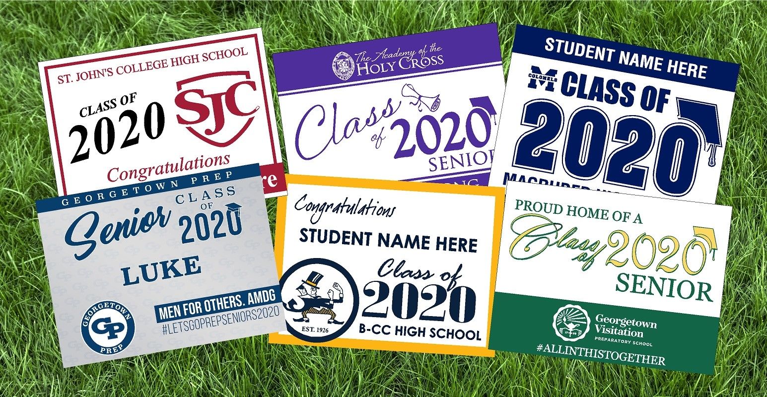 personalized custom graduation yard sign lawn sign