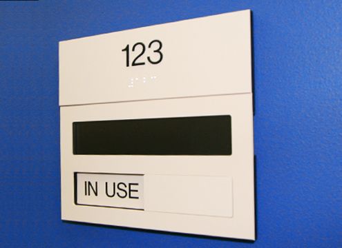 custom ADA regulatory sign braille sign