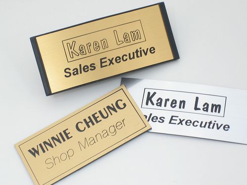 custom printed magnetic nametags