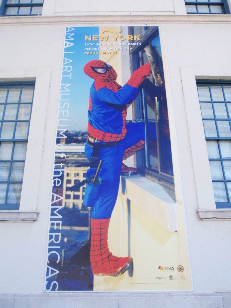 art exhibition banner large custom vinyl banner