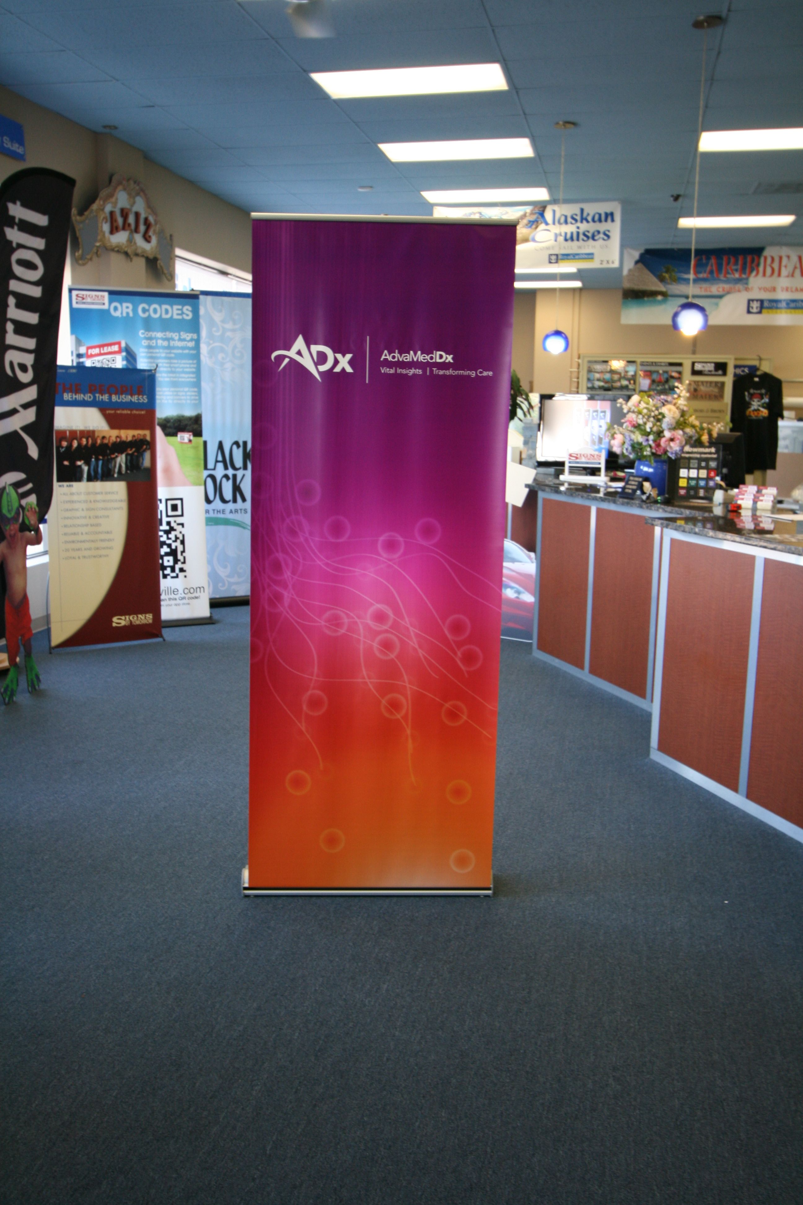 custom banner stand retractable banner stand portable custom print