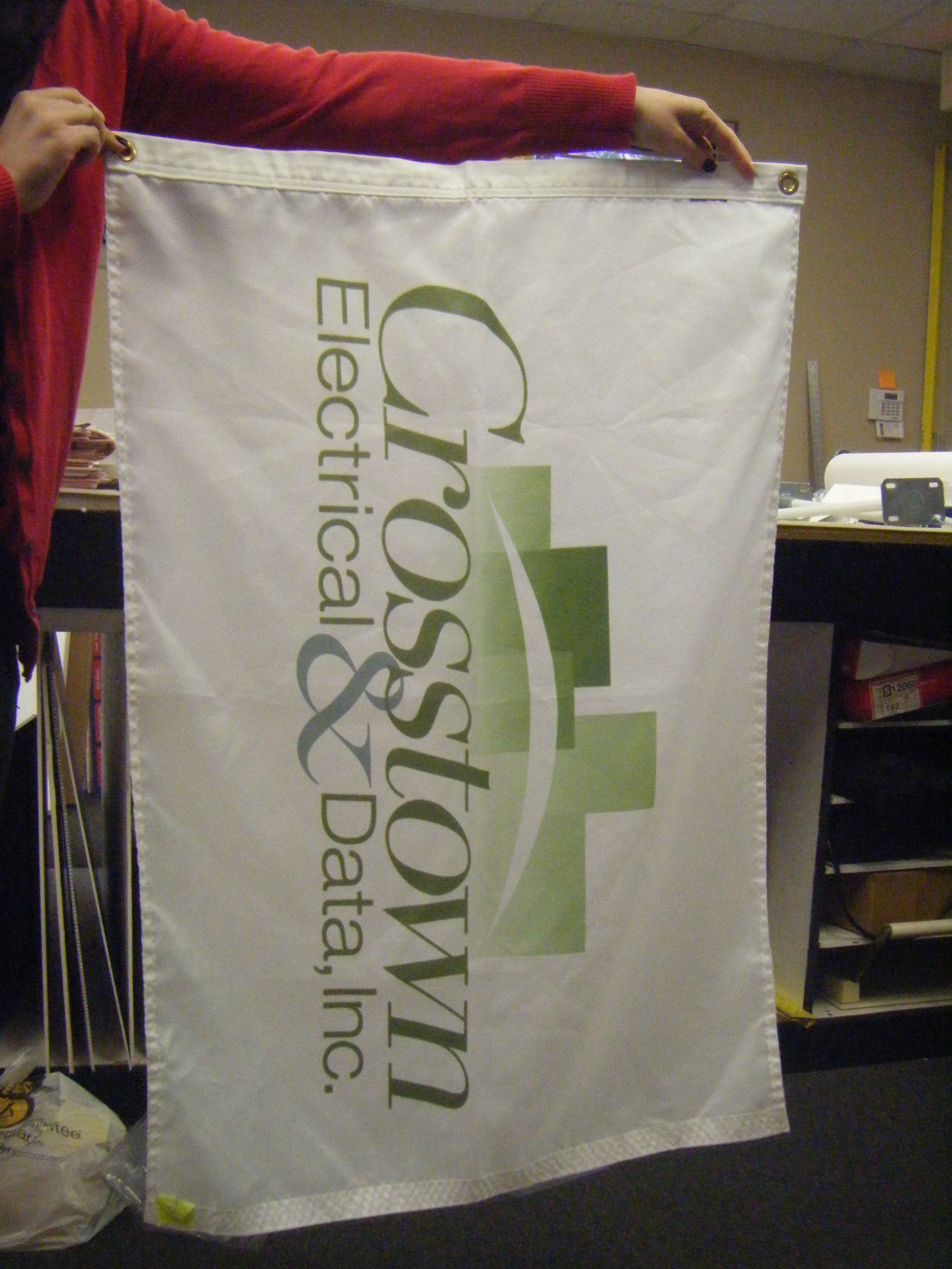 custom printed flag business