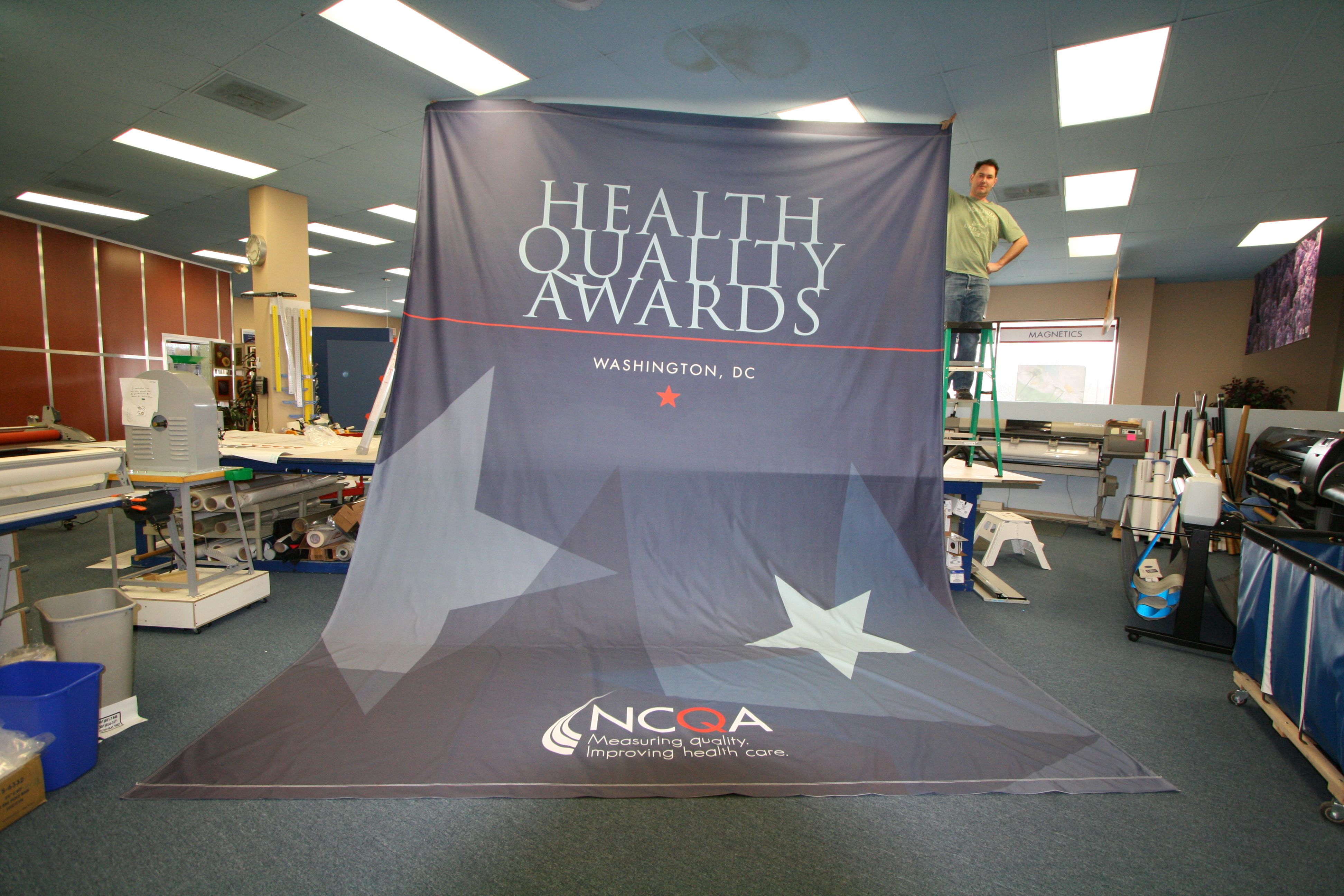 custom printed mesh banner