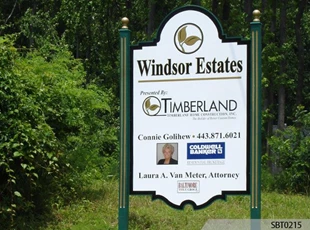 Estate Post and Panel Sign