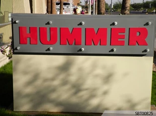Hummer Outdoor Dimensional Lettering